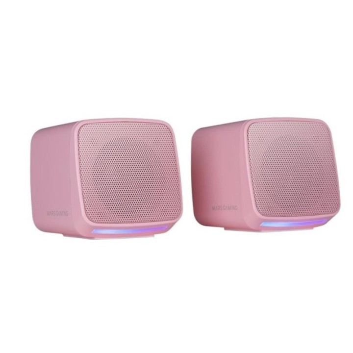 mars gaming altavoces mars gaming 2.0 msprop rosa