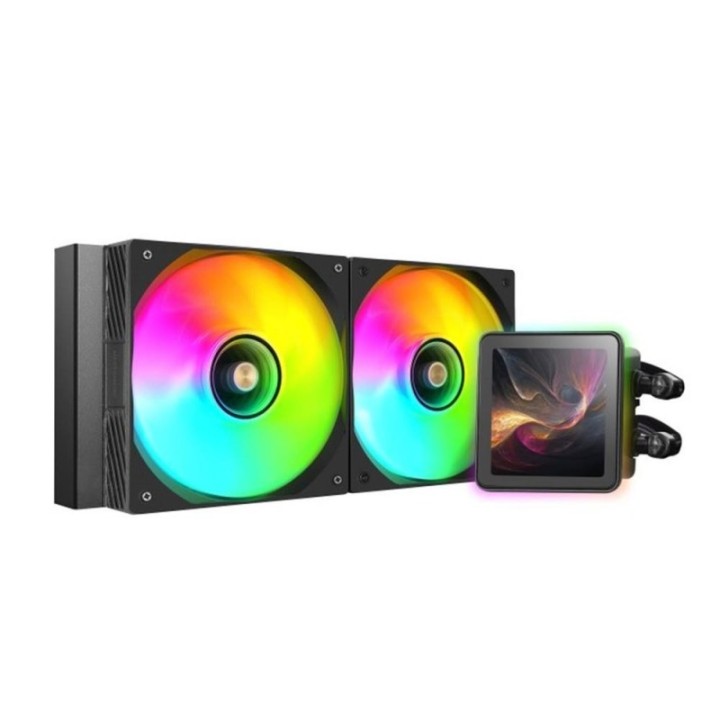 mars gaming kit refrigeracion liquida mars gaming mlvisionpro240 argb 2x 120mm negro