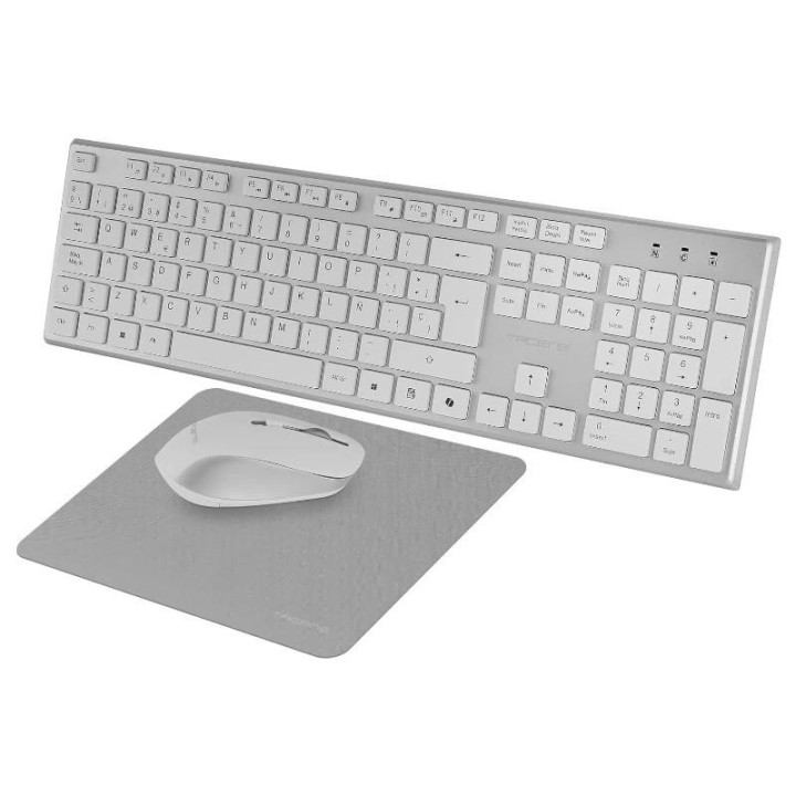 tacens 3en1 teclado+rat?n+alfom inal?mbrico blanco