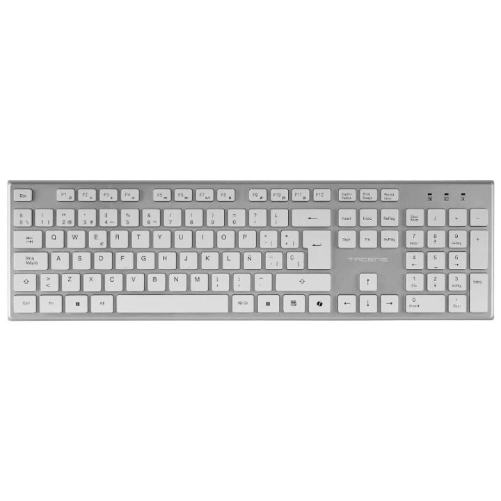 tacens 3en1 teclado+rat?n+alfom inal?mbrico blanco