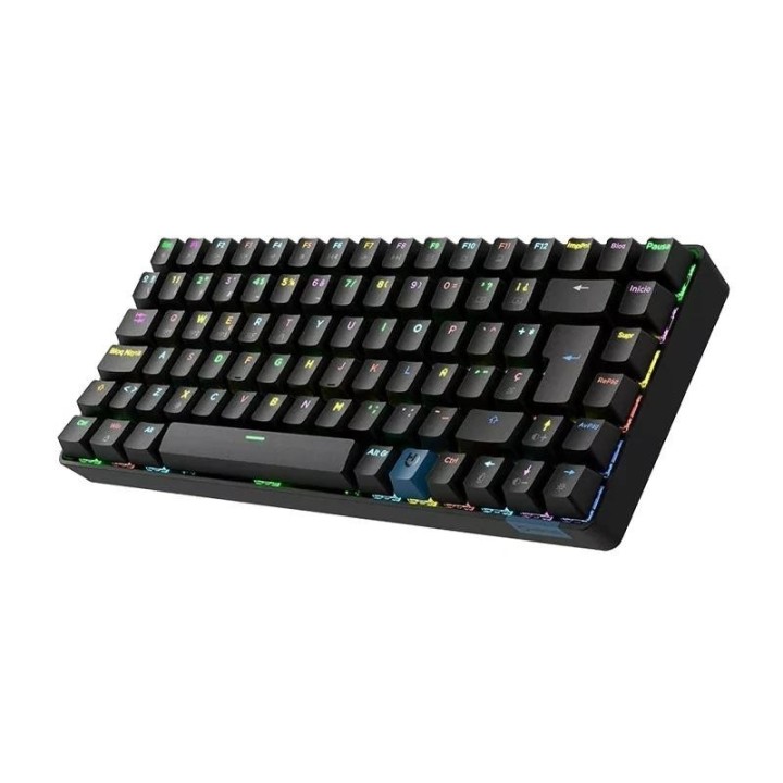 hiditec teclado gaming gm1k switches red