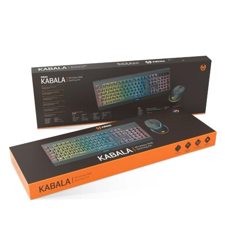 krom kabala   kit teclado y rat?n wireless rgb sp