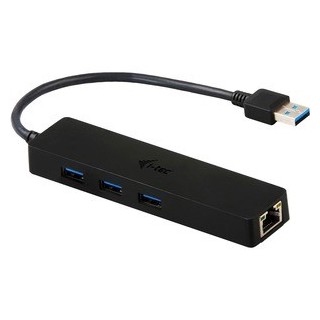 i   tec hub i   tec usb 3.0 delgado con 3 puertos usb 3.0 y ethernet glan rj   45