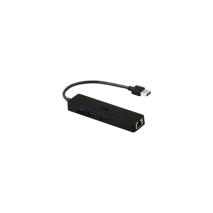i   tec hub i   tec usb 3.0 delgado con 3 puertos usb 3.0 y ethernet glan rj   45