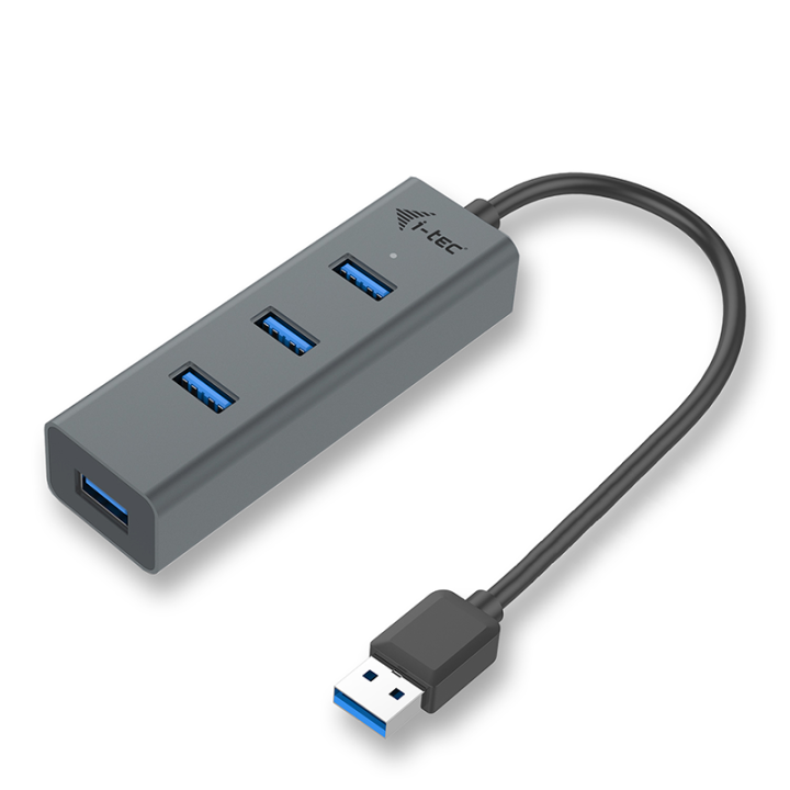 i   tec hub i   tec usb 3.0 con 4 puertos usb 3.0 con cable integrado 28cm