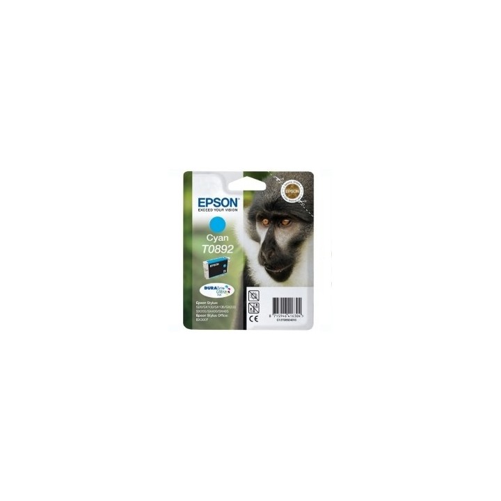 epson cartucho tinta epson t0892 cian 3.5ml s20   sx105   sx200   sx205   sx 405    mono