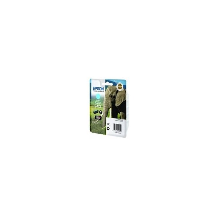 epson cartucho tinta epson t243540 cian claro xl  xp   750 c13t24354010    elefante