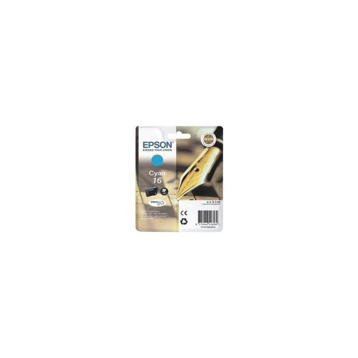 epson cartucho tinta epson t162240 cian  wf   2010   2510   2520   2530   2540    pluma