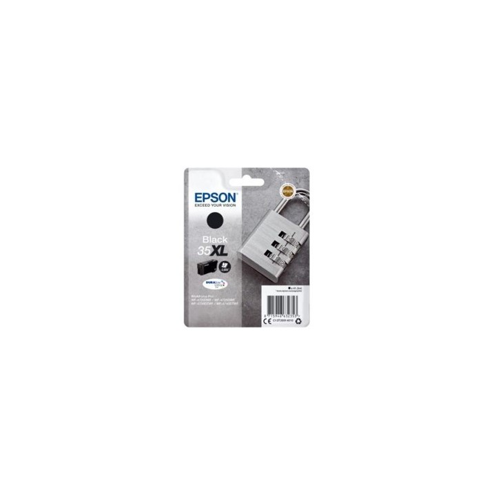 epson cartucho tinta epson c13t35914010 negro 35xl    2600 paginas   candado
