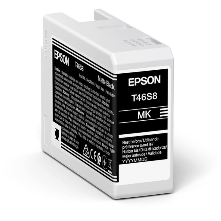 epson cartucho tinta epson singlepack matte negro t46s8 ultrachrome pro 10 ink 25ml sc   p700