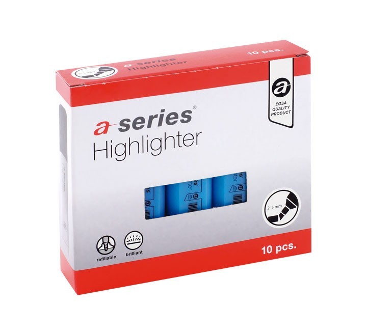 rotulador fluores. a series azul as0525
