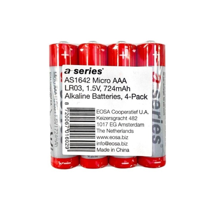 blis. 4 pilas a series alcalina aaa lr03 as1642