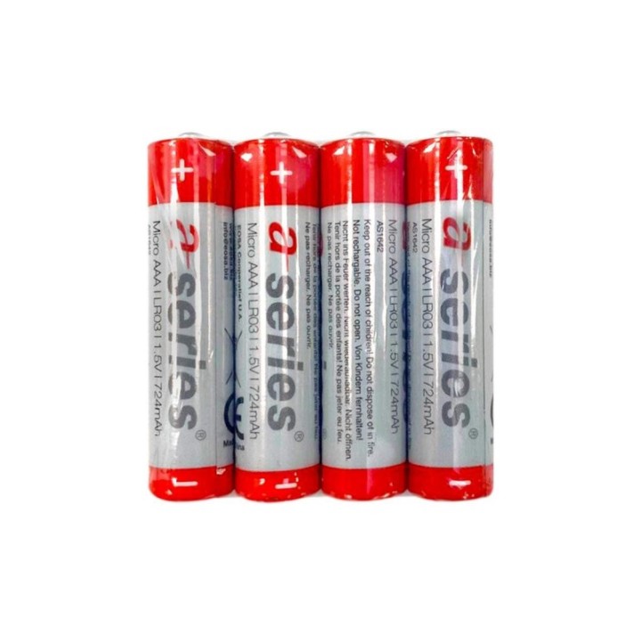 blis. 4 pilas a series alcalina aaa lr03 as1642