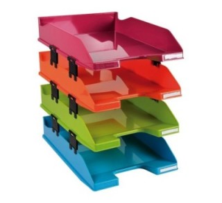 set 4 bandejas arlequin exacompta 113298setd