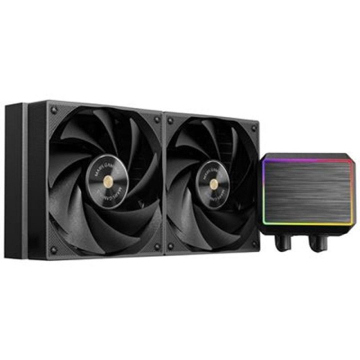 mars gaming kit refrigeracion liquida mars gaming mlproii240 frgb 2x120mm negro