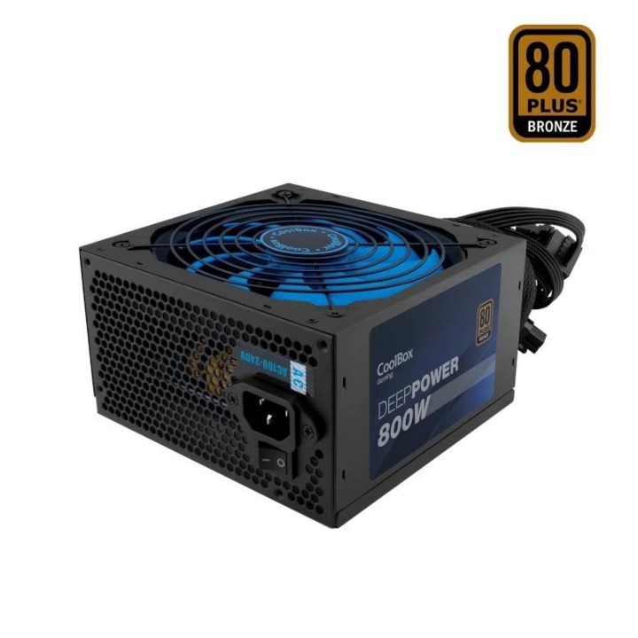 coolbox gaming  fuente al. deeppower 800w 80+bronz