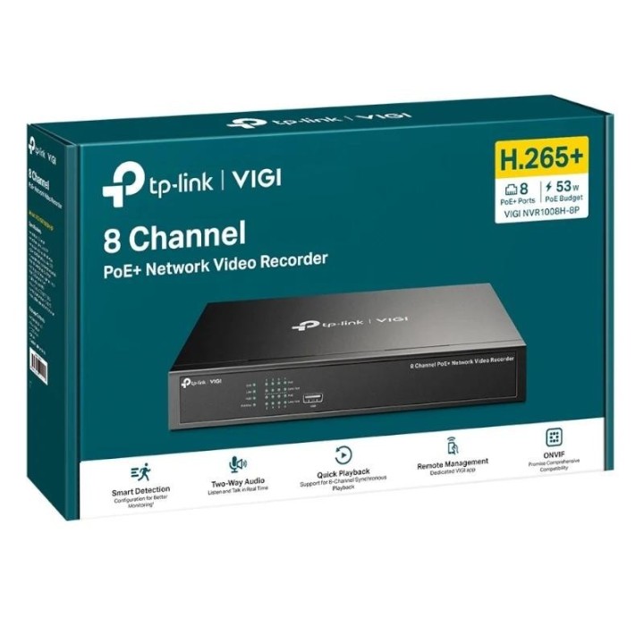 vigi nvr1008h 8p grabador ip rack 01 hdd 08 c