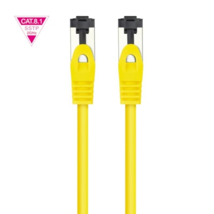 nanocable cable red cat. 8.1 2ghz sstp amarillo 2m