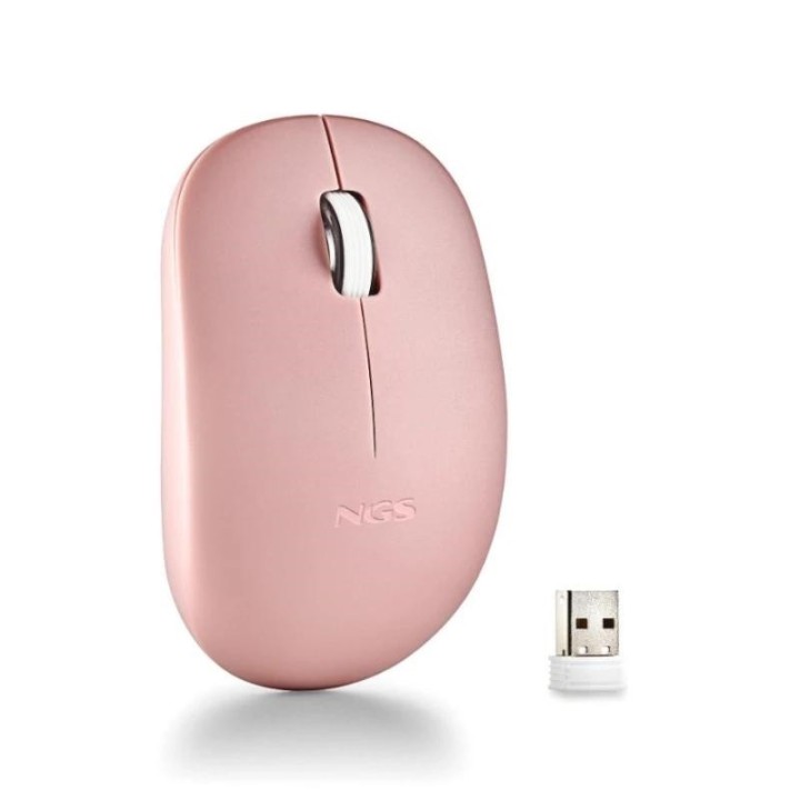 ngs raton fogpro inalambrico rosa