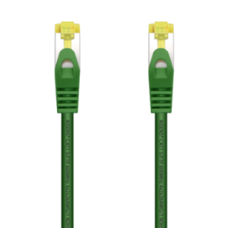 cable red aisens latiguillo rj45 lszh cat.7 sftp pimf 25cm verde