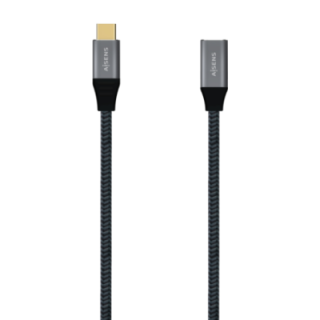 cable aisens usb 3.2 gen2x2 aluminio usb cm ch gis 1.0m