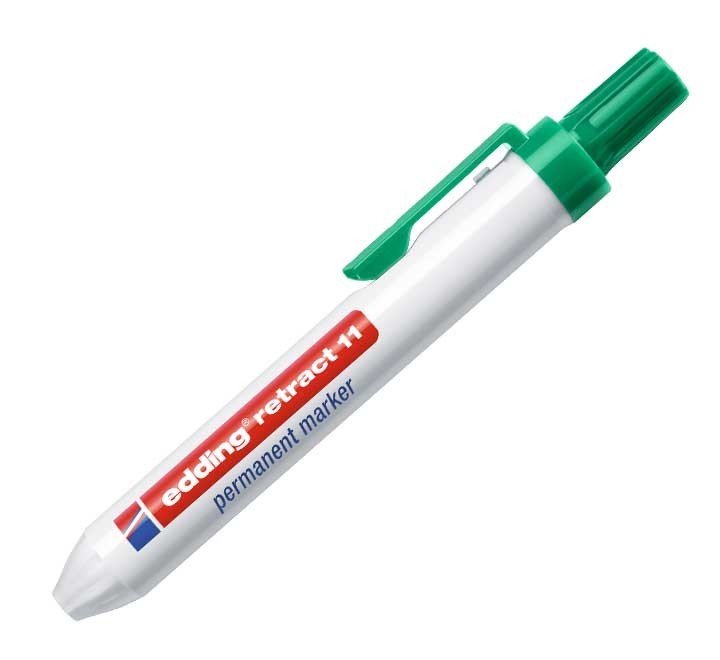 marcad. perm edding retract 11 1.5 3mm verde