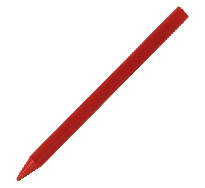 est. 25 lapiz cera bic plastidecor rojo