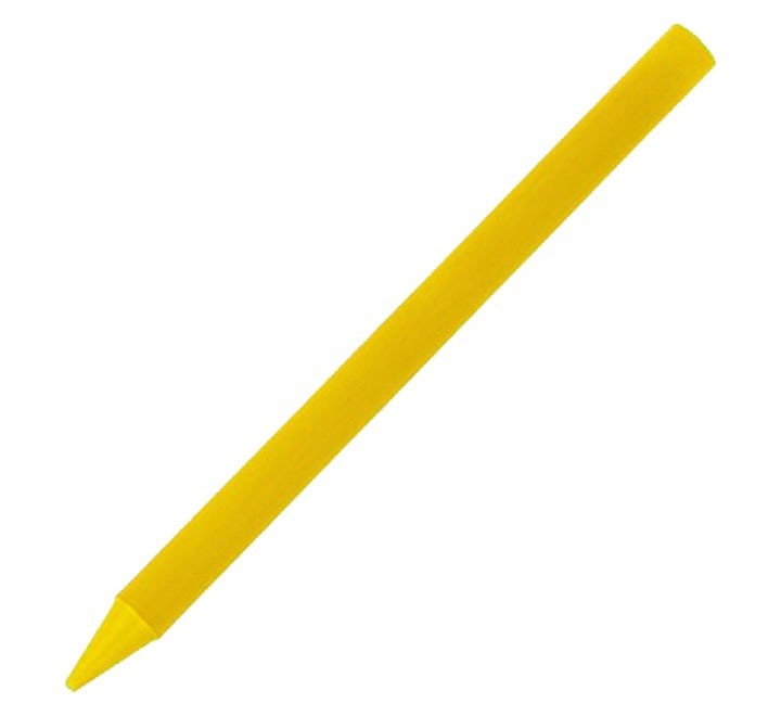 est. 25 lapiz cera bic plastidecor amarillo