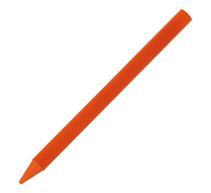 est. 25 lapiz cera bic plastidecor naranja