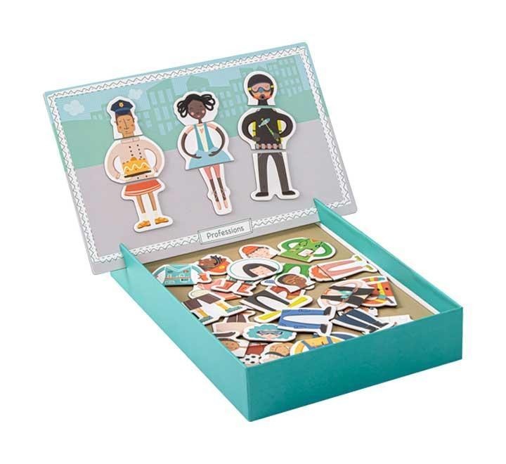 juego 36 pz. magneticas apli kids profesiones