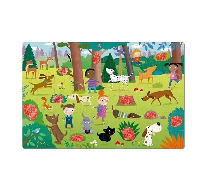 puzzle 60 pz. apli kids secret perros