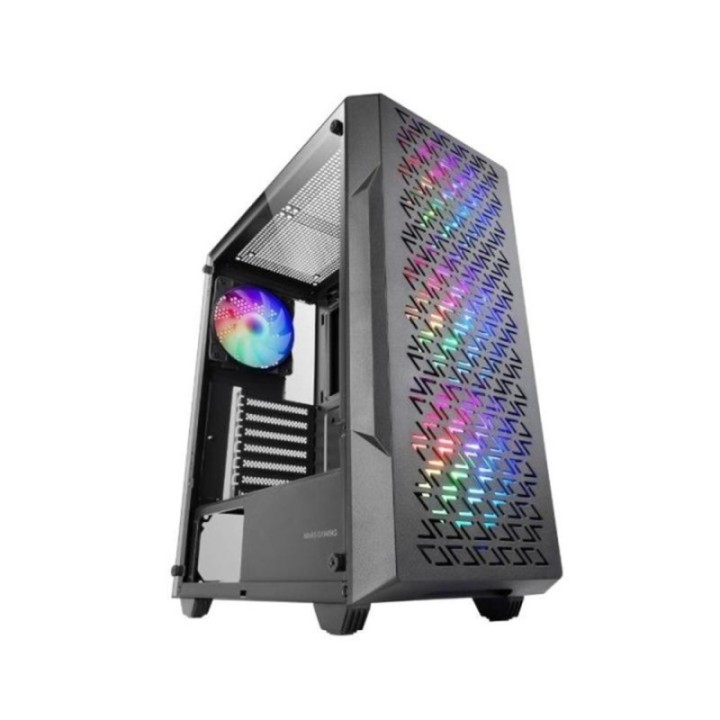 mars gaming caja ordenador mars gaming mc   geo atx frgb cristal templado negro