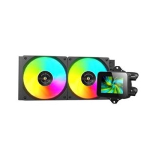 mars gaming kit refrigeracion liquida mars gaming mlvision240 argb 2x 120mm negro
