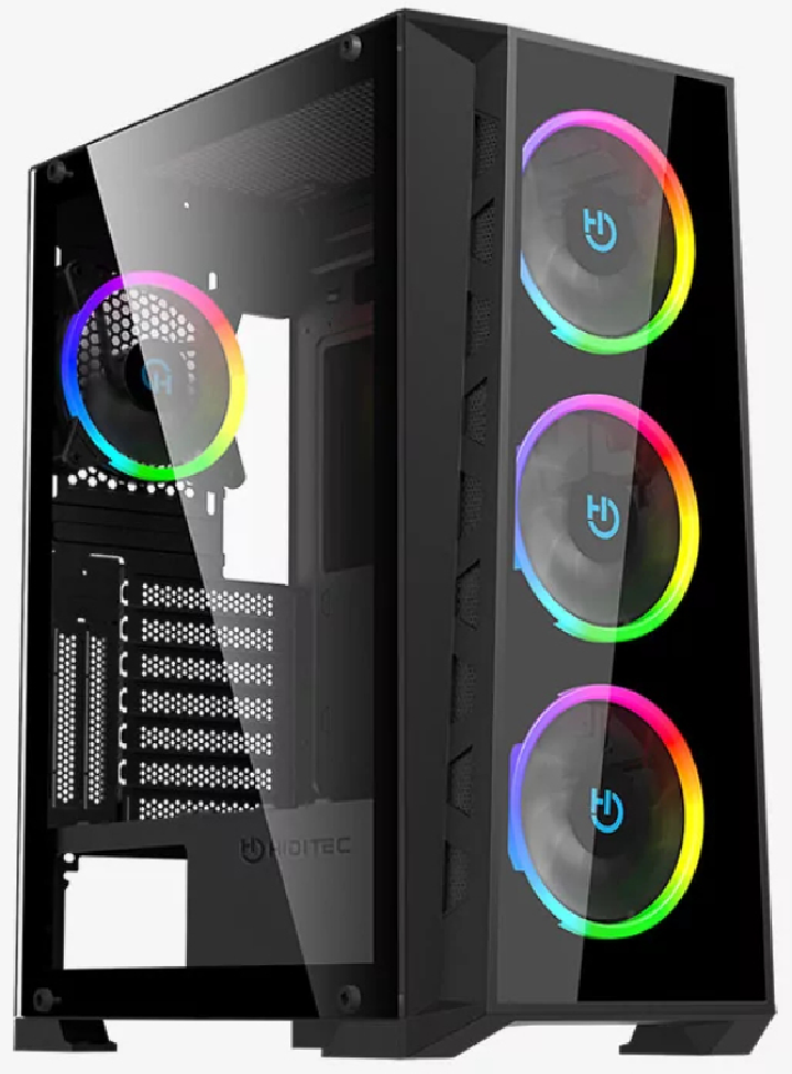 caja atx hiditec mh12 glass argb usb 3.1 type c