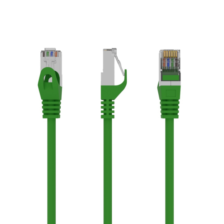 cable red gembird ftp cat6 0,5m verde