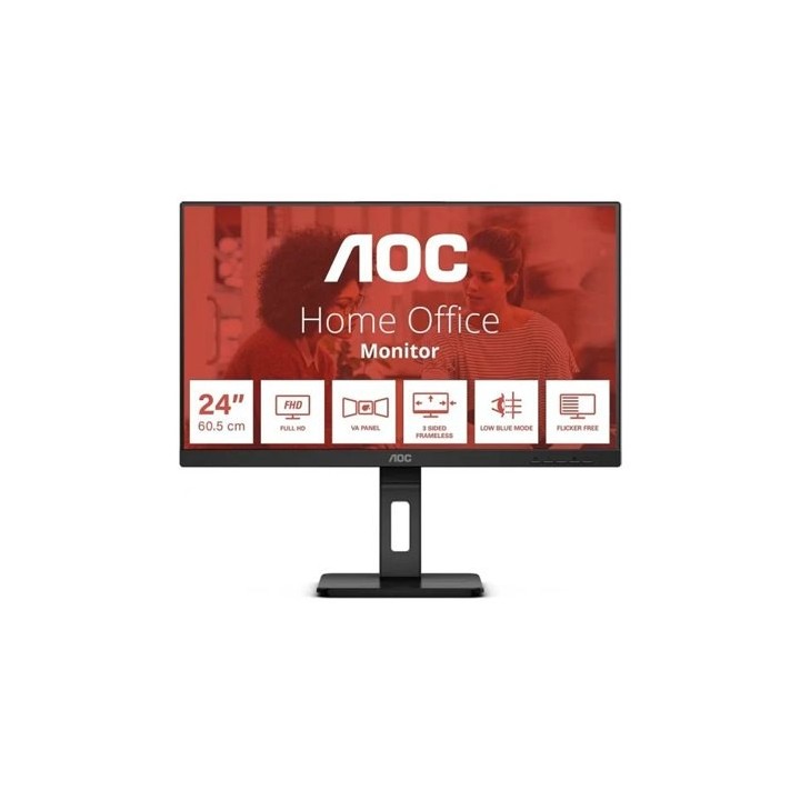 aoc monitor led 24 pulgadas aoc 24e3qaf negro