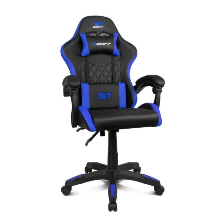 drift silla gaming dr35 negra azul eléctrico