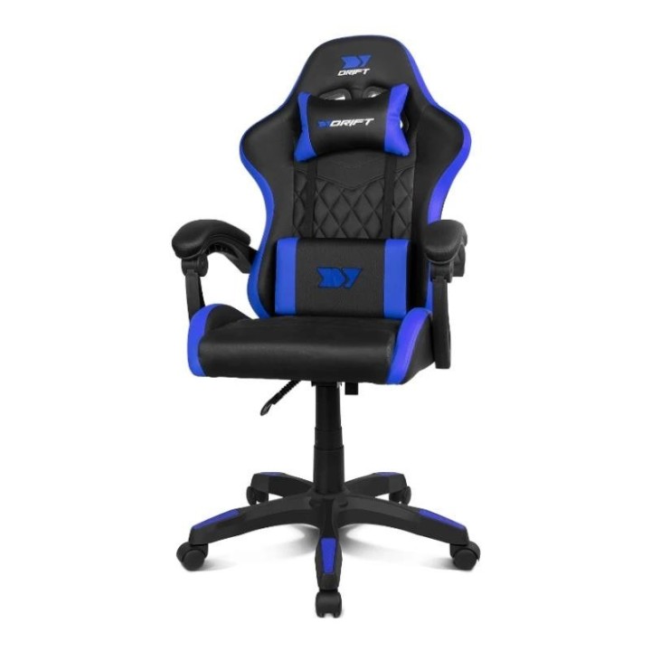 drift silla gaming dr35 negra azul eléctrico