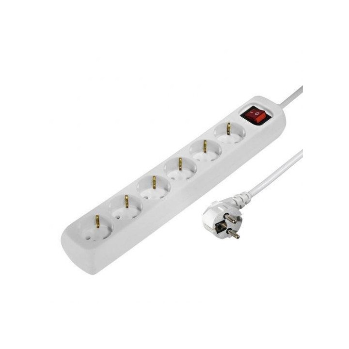 regleta 6 tomas hama 1.4m c/inte bl