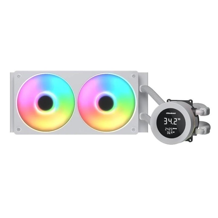cougar ref. liquid.poseidon vistek argb 240 white