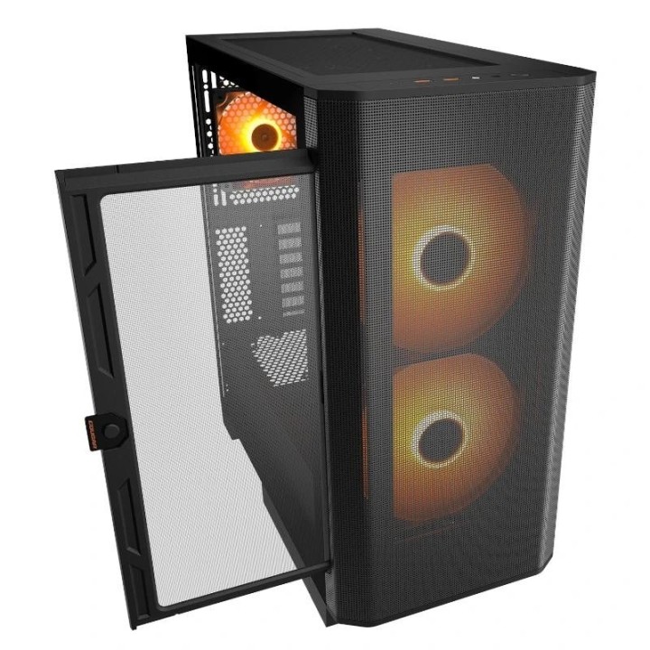 cougar caja semitorre airface flo rgb black