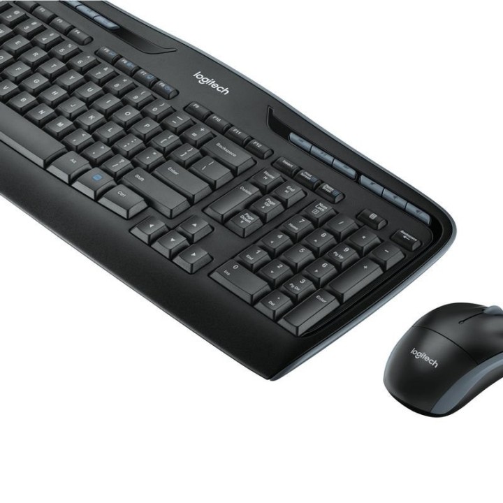 logitech teclado+ ratón mk330 usb negro