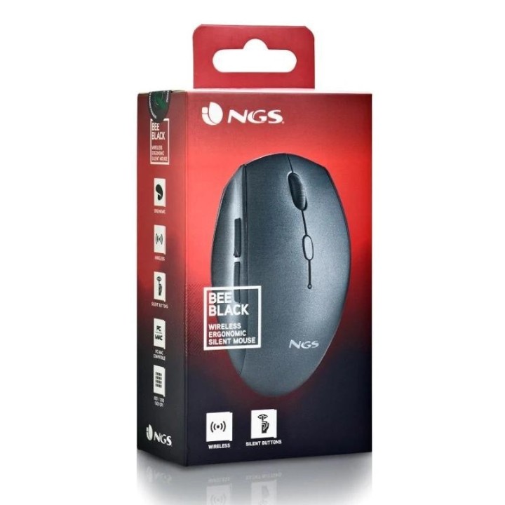 ngs raton inalambrico con teclas silenciosas negro