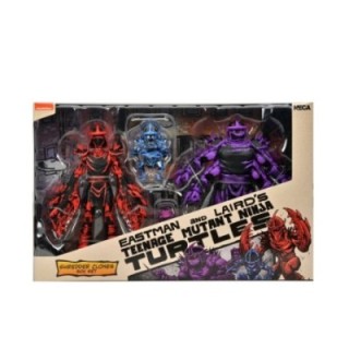 neca figura neca teenage mutant ninja turtles mirage comics shredder clones box set 18cm
