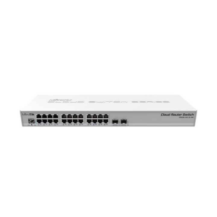 mikrotik switch mikrotik crs326   24g   2s+rm 26 puertos