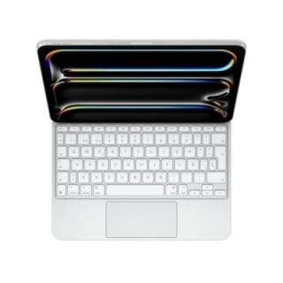 apple teclado apple magic keyboard para ipad pro 11 pulgadas m4 inalambrico blanco