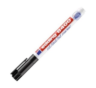 marcador perm. cd edding 8400 negro