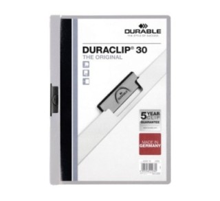 carp pinza durable duraclip 30h a4 gris