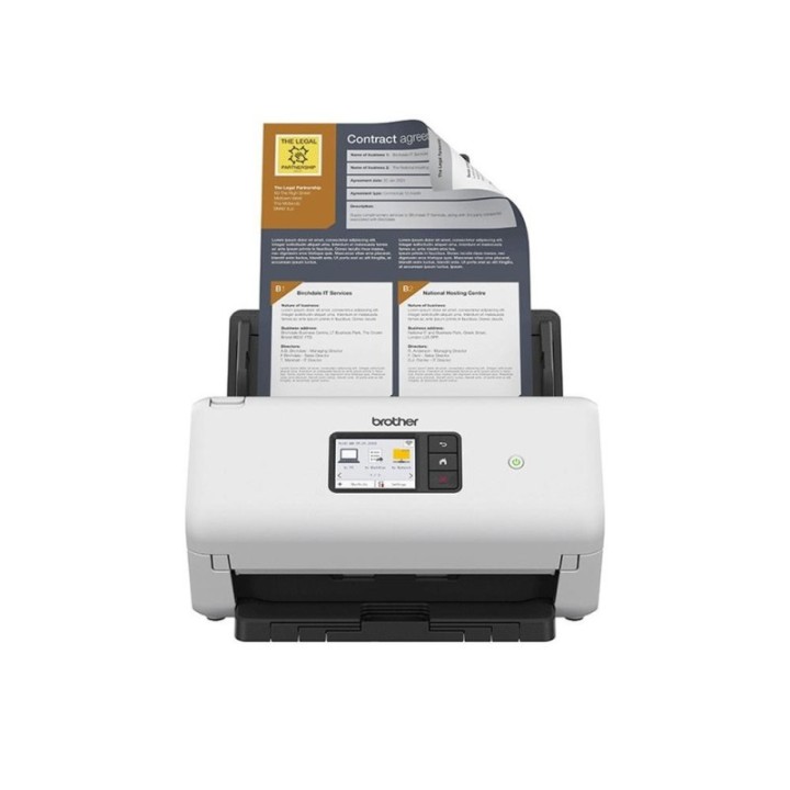 brother escaner sobremesa brother ads4550w    35ppm    adf 60 hojas