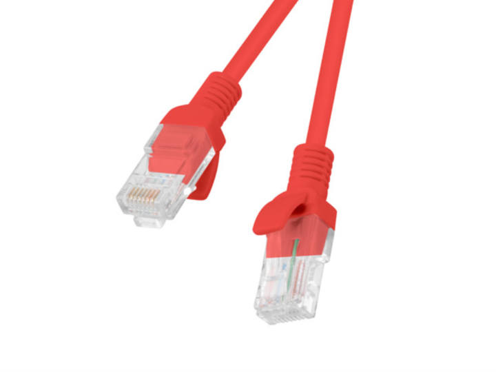 cable red lanberg latiguillo cat.6 utp 0.5m rojo fluke  passed
